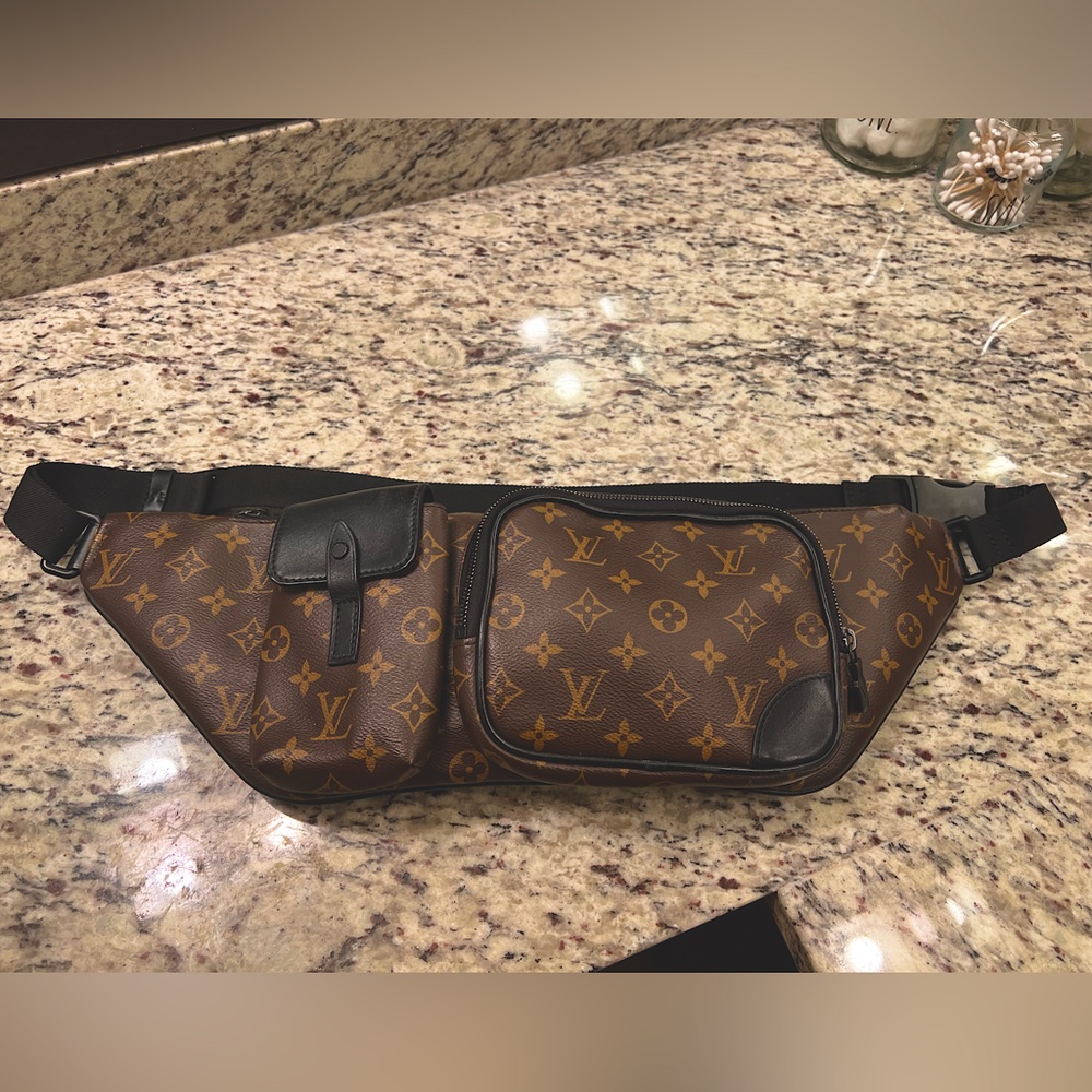 Louis Vuitton Monogram Macassar Christopher Bum Bag